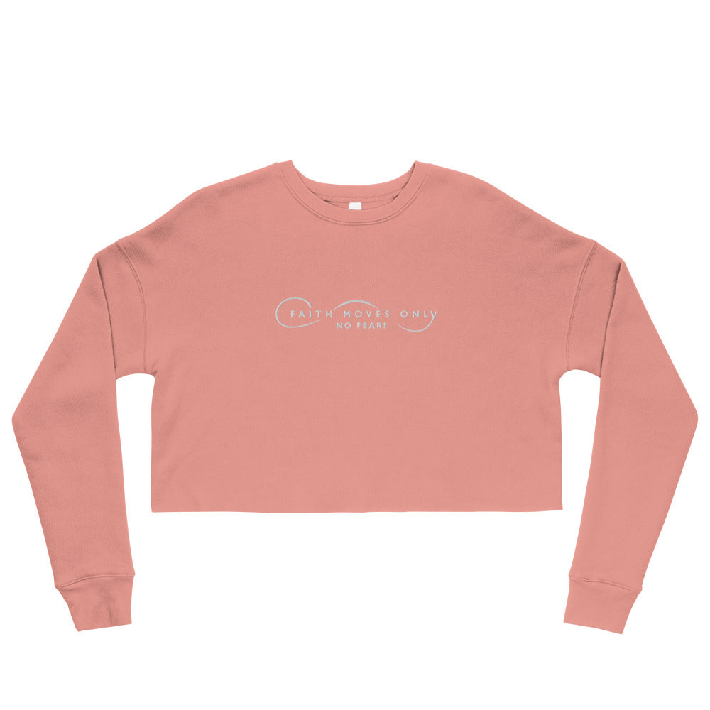 FMONF Embroidered logo Crop Sweatshirt