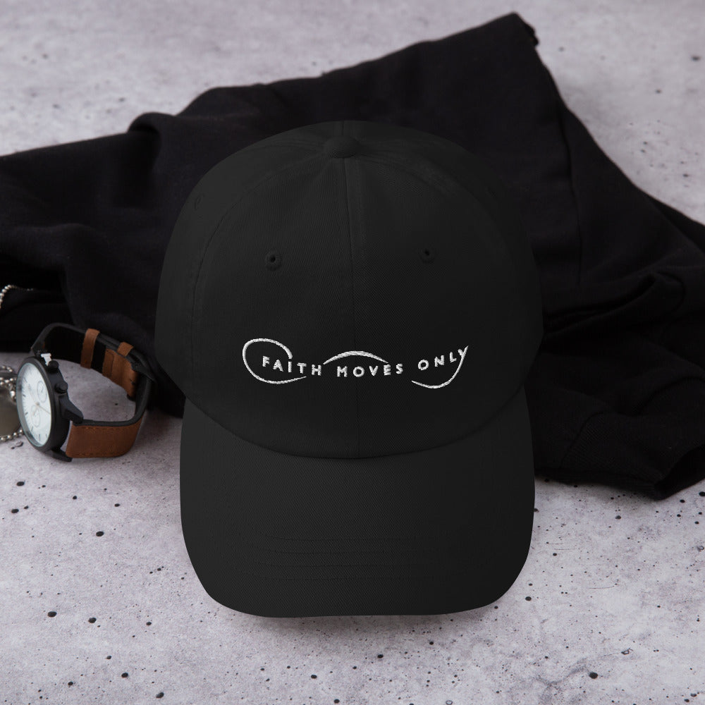 Faith Moves Only Logo Baseball Hat