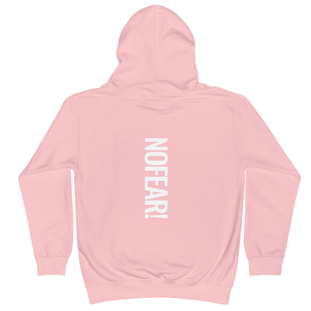 Faith Moves Only Logo NoFear Kids Hoodie